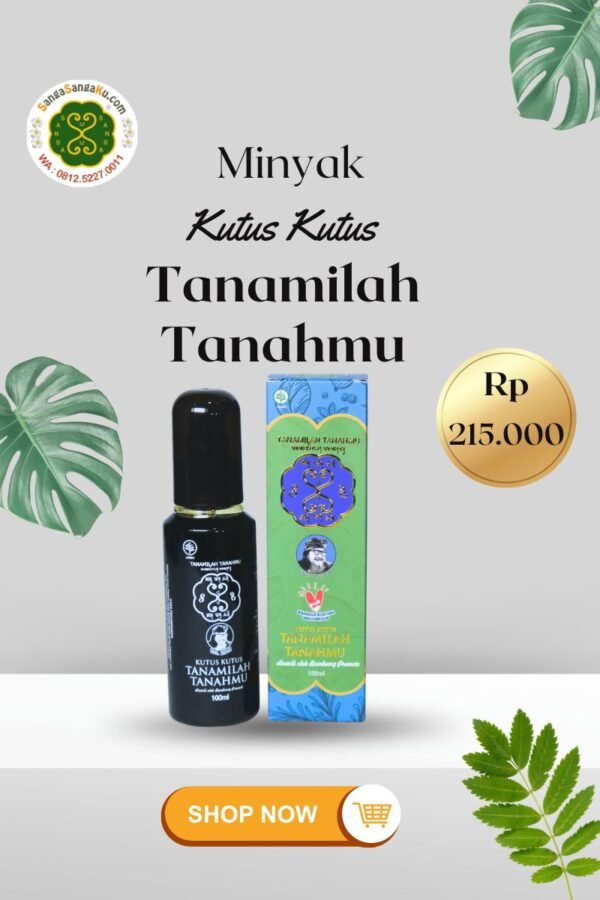 Minyak Kutus Kutus Aksara Bali Tanamilah Tanahmu