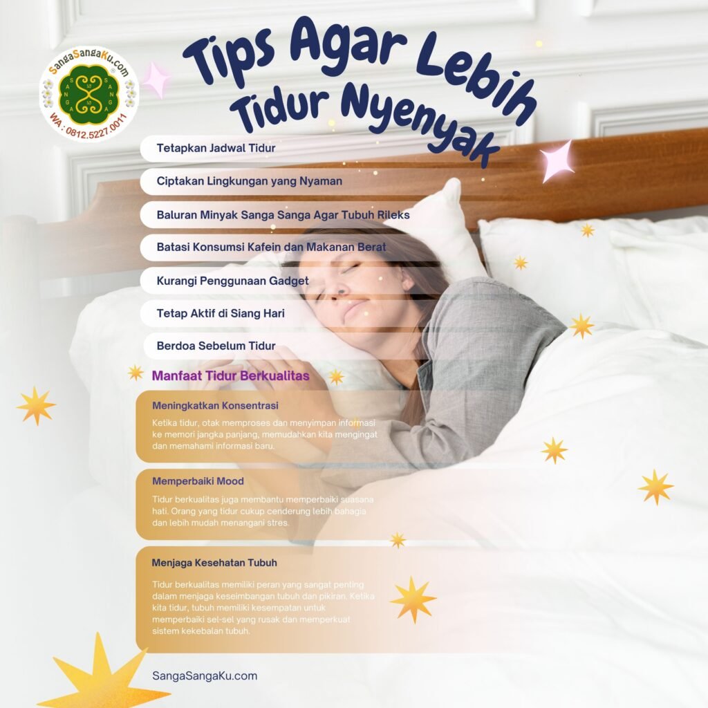 Tips Agar Lebih Tidur Nyenyak