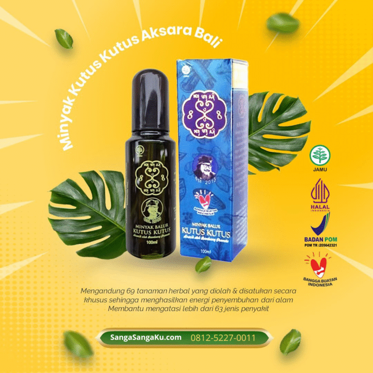 Minyak Kutus Kutus Aksara Bali