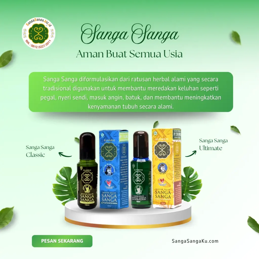 Sanga Sanga Aman Buat Semua Usia